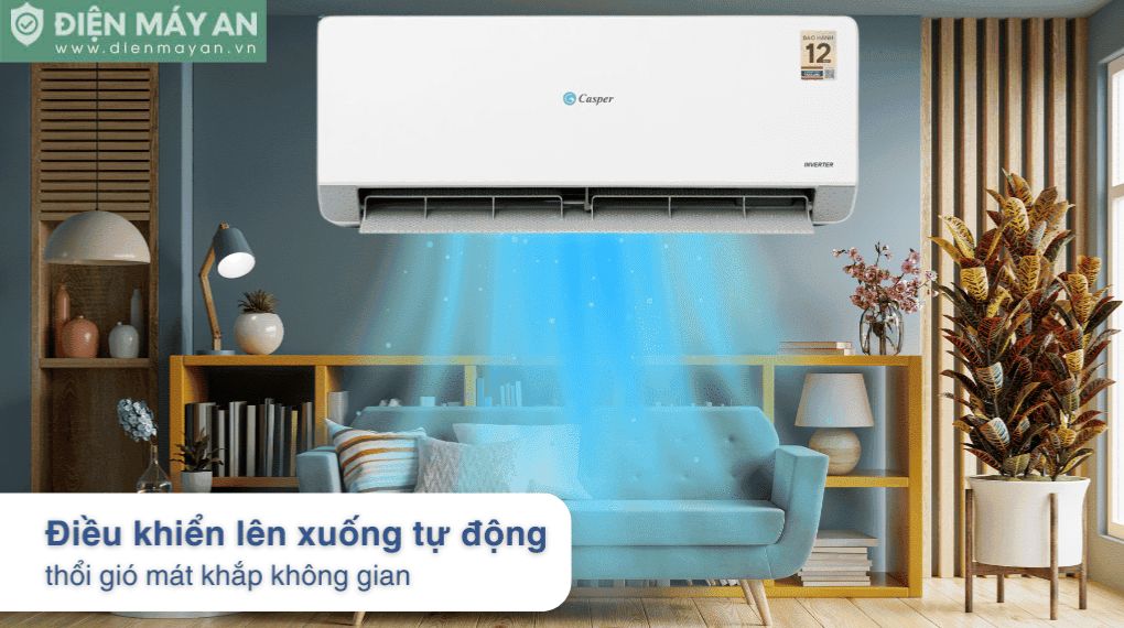 Điều hòa Casper Inverter 12000 BTU 1 chiều QC-12IU36A